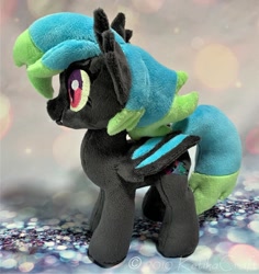 Size: 900x952 | Tagged: safe, artist:ketika, derpibooru import, oc, oc:moondrive, bat pony, pony, female, irl, mare, photo, plushie, solo