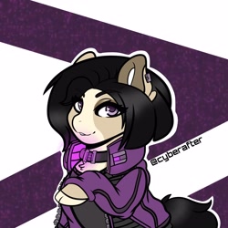 Size: 3000x3000 | Tagged: safe, artist:cyberafter, derpibooru import, oc, oc:jazz, earth pony, pony, cyberpunk