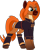 Size: 2400x3003 | Tagged: safe, artist:warszak, derpibooru import, oc, oc:gold rush apple, earth pony, clothes, handsome, handsome face, male, simple background, solo, stallion, tall, transparent background, vector