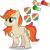 Size: 1000x1000 | Tagged: safe, artist:star-gaze-pony, derpibooru import, oc, oc:zap apple, earth pony, pony, female, magical lesbian spawn, mare, offspring, parent:applejack, parent:rainbow dash, parents:appledash, simple background, solo, transparent background