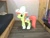 Size: 2046x1536 | Tagged: safe, derpibooru import, edit, editor:topsangtheman, peachy sweet, earth pony, pony, apple family member, augmented reality, gameloft, irl, photo