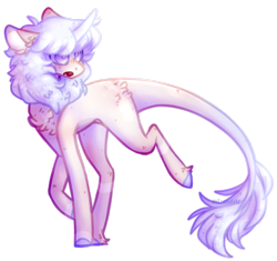 Size: 876x825 | Tagged: safe, artist:mcwolfity, derpibooru import, oc, oc only, pony, unicorn, :o, chest fluff, colored hooves, horn, leonine tail, open mouth, raised hoof, simple background, solo, transparent background, unicorn oc