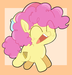 Size: 1030x1073 | Tagged: safe, artist:pinkiespresent, derpibooru import, li'l cheese, earth pony, pony, the last problem, cute, happy, hat, open mouth, solo