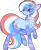 Size: 835x1015 | Tagged: safe, artist:mcwolfity, derpibooru import, oc, oc only, earth pony, pony, chest fluff, choker, clothes, earth pony oc, eye clipping through hair, female, freckles, mare, multicolored hair, one eye closed, simple background, smiling, socks, solo, striped socks, transparent background, wink