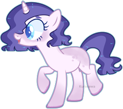 Size: 3987x3546 | Tagged: safe, artist:kurosawakuro, derpibooru import, oc, oc only, pony, unicorn, base used, blank flank, colored pupils, female, high res, magical lesbian spawn, mare, offspring, outline, parent:cookie crumbles, parent:twilight velvet, parents:velvetcookie, simple background, solo, transparent background