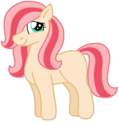 Size: 1024x1060 | Tagged: safe, artist:kindheart525, derpibooru import, oc, oc only, oc:cream jade, earth pony, pony, female, filly, kindverse, mare, offspring, parent:cheese sandwich, parent:pinkie pie, parents:cheesepie, simple background, smiling, solo, standing, transparent background