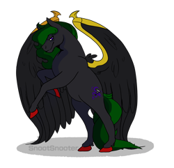 Size: 1400x1350 | Tagged: safe, artist:snootsnooter, derpibooru import, oc, oc only, oc:twisted shadow, pegasus, digital art, gift art, simple background, solo, transparent background