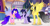 Size: 4813x2529 | Tagged: safe, artist:lumi-infinite64, derpibooru import, oc, alicorn, colored wings, family, family photo, gradient mane, gradient wings, grown, jewelry, next generation, oc next gen, regalia, royal family, wings