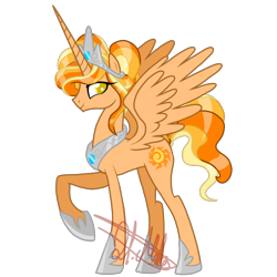 Size: 5000x5000 | Tagged: safe, artist:chelseawest, derpibooru import, oc, oc only, oc:sunnyglow, alicorn, pony, absurd resolution, alicorn oc, female, mare, simple background, solo, transparent background