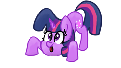 Size: 3840x2160 | Tagged: safe, artist:llamalauncher, derpibooru import, twilight sparkle, unicorn twilight, pony, unicorn, cute, female, looking at you, mare, simple background, solo, tongue out, weapons-grade cute, white background