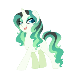 Size: 2761x2695 | Tagged: safe, artist:kittii-kat, derpibooru import, oc, oc:emerald, pony, unicorn, base used, female, mare, simple background, solo, transparent background