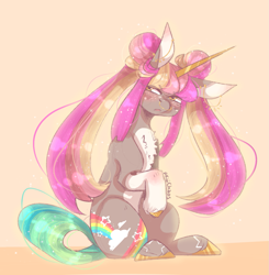 Size: 1267x1292 | Tagged: safe, artist:akiiichaos, derpibooru import, oc, oc:diva, pony, unicorn, colored horn, horn, solo