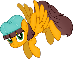 Size: 1901x1550 | Tagged: safe, artist:soulakai41, derpibooru import, oc, oc:disneyfanatic2364, pegasus, pony, beret, female, hat, mare, simple background, solo, transparent background