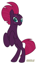 Size: 1700x2954 | Tagged: safe, artist:kuren247, derpibooru import, fizzlepop berrytwist, tempest shadow, pony, unicorn, my little pony: the movie, adorable face, bipedal, blank flank, cute, female, looking at you, rearing, simple background, solo, transparent background, vector