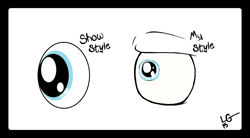 Size: 1484x820 | Tagged: safe, artist:lucas_gaxiola, derpibooru import, comparison, eye, eyes, signature, text