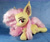 Size: 2824x2364 | Tagged: safe, artist:doctorkoda, derpibooru import, fluttershy, bat pony, pony, bat ponified, flutterbat, irl, photo, plushie, prone, race swap, solo