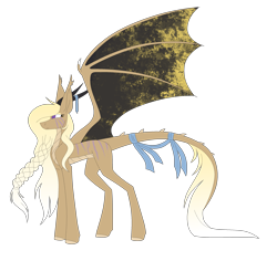 Size: 2875x2715 | Tagged: safe, artist:sadatrix, derpibooru import, oc, oc:fool's gold, dracony, dragon, hybrid, pony, female, horns, simple background, solo, transparent background