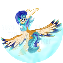 Size: 832x832 | Tagged: safe, artist:twilightcomet, derpibooru import, oc, oc only, oc:starweaver sapphire, pegasus, pony, female, looking at you, looking back, looking back at you, mare, pegasus oc, simple background, solo, transparent background, wings