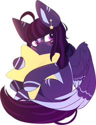 Size: 1781x2319 | Tagged: safe, artist:mxnxii, derpibooru import, oc, oc only, pegasus, pony, female, simple background, solo, stars, transparent background