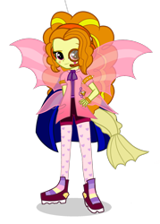 Size: 1404x1966 | Tagged: safe, artist:starflashing twinkle, derpibooru import, adagio dazzle, equestria girls, cute, disguise, disguised siren, headset, looking at you, monocle, simple background, solo, transparent background