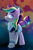 Size: 1200x1800 | Tagged: safe, artist:symbianl, derpibooru import, rarity, pony, unicorn, alternate hairstyle, punk, raripunk