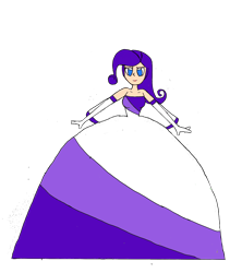 Size: 1480x1669 | Tagged: safe, artist:recommender440, derpibooru import, rarity, human, clothes, dress, female, gown, humanized, simple background, solo, transparent background
