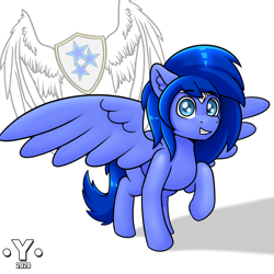 Size: 4000x4000 | Tagged: safe, artist:yelowcrom, derpibooru import, oc, oc only, pegasus, pony, male, simple background, stallion, white background, wings