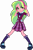 Size: 3001x4500 | Tagged: safe, artist:xebck, derpibooru import, edit, editor:slayerbvc, lemon zest, equestria girls, friendship games, absurd resolution, bowtie, clothes, crystal prep academy, crystal prep shadowbolts, headphones, looking at you, no makeup edit, pleated skirt, school uniform, simple background, skirt, solo, transparent background, vector, vector edit