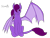 Size: 1280x960 | Tagged: safe, artist:petunedrop, derpibooru import, oc, oc only, oc:stormfly, bat pony, bat pony oc, bat wings, digital art, simple background, solo, transparent background, wings