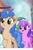 Size: 263x400 | Tagged: safe, derpibooru import, screencap, amethyst star, sparkler, pony, unicorn, my little pony: the movie, background pony, cropped, duo focus, female, singing, smiling, unnamed character, unnamed pony, we got this together