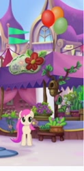 Size: 208x424 | Tagged: safe, derpibooru import, screencap, earth pony, pony, my little pony: the movie, background pony, balloon, cropped, female, mare, unnamed character, unnamed pony, we got this together