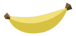 Size: 1000x480 | Tagged: safe, artist:ravecrocker, derpibooru import, equestria girls, banana, context is for the weak, food, fruit, no pony, simple background, transparent background, vector, yellow