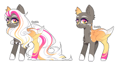 Size: 795x412 | Tagged: safe, artist:lazuli, derpibooru import, oc, oc only, pegasus, pony, bald, colored hooves, duo, pegasus oc, simple background, transparent background, wings