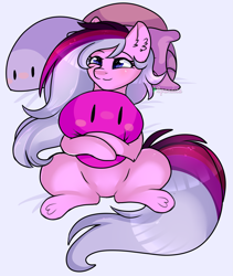 Size: 1869x2217 | Tagged: safe, artist:2pandita, derpibooru import, oc, earth pony, pony, female, mare, pillow, solo