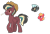 Size: 1024x701 | Tagged: safe, artist:sapphiretwinkle, derpibooru import, big macintosh, thunderlane, oc, pegasus, pony, hat, magical gay spawn, male, offspring, parent:big macintosh, parent:thunderlane, parents:thundermac, simple background, stallion, transparent background