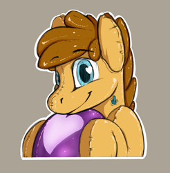 Size: 600x610 | Tagged: safe, artist:desertskyfamily, derpibooru import, oc, oc only, oc:talisman, inflatable pony, balloon, inflatable, solo, sticker, telegram sticker