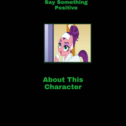 Size: 894x894 | Tagged: safe, derpibooru import, edit, edited screencap, screencap, spoiled rich, earth pony, pony, black background, female, mare, meme, simple background, text