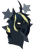 Size: 900x1300 | Tagged: safe, artist:dementra369, derpibooru import, oc, oc only, oc:astral umbra, pony, female, looking at you, mare, simple background, smiling, solo, transparent background