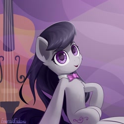 Size: 1920x1920 | Tagged: safe, artist:emeraldgalaxy, octavia melody, earth pony, pony, cello, female, mare, musical instrument, solo