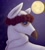 Size: 1080x1204 | Tagged: safe, artist:ash_helz, derpibooru import, oc, oc only, earth pony, pony, bust, cloak, clothes, earth pony oc, floral head wreath, flower, full moon, moon, night, plague doctor mask, solo, stars