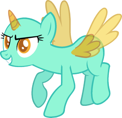 Size: 969x940 | Tagged: safe, artist:pegasski, derpibooru import, oc, oc only, alicorn, pony, wonderbolts academy, alicorn oc, bald, base, eyelashes, eyes closed, flying, grin, horn, simple background, smiling, solo, transparent background, two toned wings, wings
