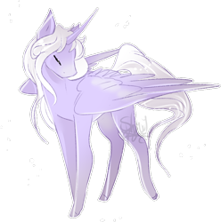 Size: 810x815 | Tagged: safe, artist:shiroikitten, derpibooru import, oc, oc:cerise, alicorn, pony, female, mare, simple background, solo, transparent background