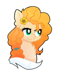 Size: 768x1024 | Tagged: safe, artist:ponliestar, derpibooru import, pear butter, earth pony, pony, female, mare, simple background, solo, transparent background