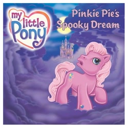 Size: 500x500 | Tagged: safe, derpibooru import, pinkie pie (g3), g3, book, castle, cloud, moon, official, pinkie pie's spooky dream