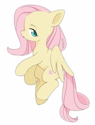 Size: 1639x2160 | Tagged: safe, artist:mikey_pony, derpibooru import, fluttershy, pegasus, pony, cute, female, mare, profile, shyabetes, simple background, solo, white background