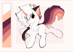 Size: 1024x727 | Tagged: safe, artist:little-sketches, derpibooru import, oc, oc:ayaka, pony, unicorn, alternate design, colored horn, female, horn, mare, ponified, solo, species swap