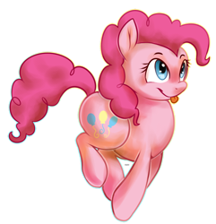 Size: 1024x1064 | Tagged: safe, artist:xilacs, derpibooru import, pinkie pie, earth pony, pony, :p, cute, diapinkes, female, mare, simple background, solo, tongue out, transparent background