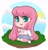 Size: 1975x2048 | Tagged: safe, artist:kittyrosie, derpibooru import, oc, oc only, oc:fluffle puff, human, equestria girls, :p, blushing, colored pupils, cute, equestria girls-ified, female, flufflebetes, humanized oc, looking at you, sitting, solo, tongue out