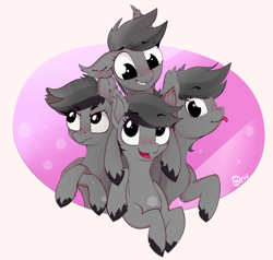 Size: 3250x3090 | Tagged: safe, derpibooru import, oc, oc:grey matter, pony, bubble, ear fluff, simple background, tongue out, unshorn fetlocks