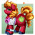 Size: 3509x3550 | Tagged: safe, artist:pridark, derpibooru import, big macintosh, macareina, earth pony, clothes, dress, female, mare, rule 63, shoes, solo